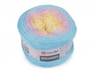 Bavlněná pletací příze Rosegarden 250 g 4 (311) modrá pomněnková, 1 ks - zvětšit obrázek
