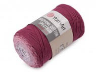 Pletací příze Macrame Cotton Spectrum 250 g 3 (1314) vínová fuchsie, 1 ks - zvětšit obrázek