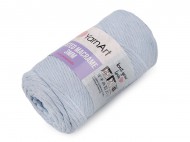 Pletací příze Twisted Macrame 250 g rozčesávací 6 (760) modrá světlá, 1 ks - zvětšit obrázek