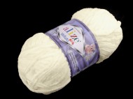 Pletací žinylková příze Alize Velluto 100 g 2 (62) krémová světlá, 1 ks - zvětšit obrázek