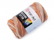 Pletací příze Macrame Cotton 250 g 4 (927) oranžová, 1 ks - zvětšit obrázek