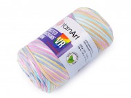 Pletací příze Twisted Macrame 250 g rozčesávací 1 (929) multikolor, 1 ks - zvětšit obrázek