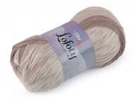 Pletací příze Lofoty samovzorovací / ponožkovka 100 g 1 (7803) béžová světlá béžová, 1 ks - zvětšit obrázek