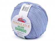 Pletací příze Deluxe Bamboo 100 g 6 (14) modrá světlá, 1 ks - zvětšit obrázek