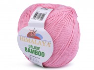 Pletací příze Deluxe Bamboo 100 g 4 (07) růžová, 1 ks - zvětšit obrázek