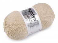 Pletací příze Papatya Love Glitter 100 g 10 (9220) krémová zlatá, 1 ks - zvětšit obrázek