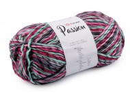 Pletací příze Passion 100 g 2 (1252) vínová, 1 ks - zvětšit obrázek