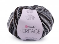 Pletací příze Heritage 50 g 6 (330) šedá, 1 ks - zvětšit obrázek