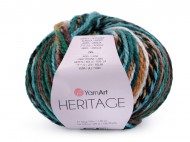 Pletací příze Heritage 50 g 2 (337) tyrkys, 1 ks - zvětšit obrázek