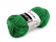 Pletací příze Eco-Cotton 100 g 11 (767) zelená pastelová, 1 ks - zvětšit obrázek
