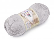 Pletací příze Alize Diva 100 g 3 (168) šedá nejsvětlejší, 1 ks - zvětšit obrázek