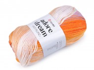 Pletací příze Adore Dream 100 g 3 (1053) oranžová, 1 ks - zvětšit obrázek