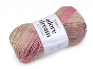 Pletací příze Adore Dream 100 g 2 (1051) pudrová, 1 ks - zvětšit obrázek
