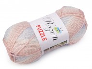 Pletací příze Rozetti Puzzle 200 g 1 (06) pudrová, 1 ks - zvětšit obrázek