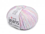 Pletací příze Jeans Soft Color 50 g 1 (6212) multikolor, 1 ks - zvětšit obrázek