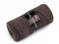 Pletací příze Cordy Macrame 250 g 4 (8224) hnědá kávová, 1 ks - zvětšit obrázek