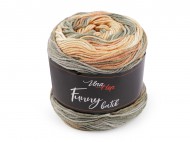 Pletací příze Funny Batik 100 g 2 (9828) béžová světlá zelená, 1 ks - zvětšit obrázek