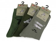 Pánské bavlněné ponožky rybářské, myslivecké 1 (vel. 39-42) mix, 3 pár - zvětšit obrázek