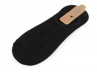 Bavlněné ponožky do tenisek unisex 5 černá, 1 pár - zvětšit obrázek