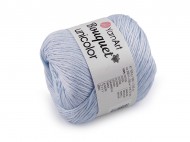 Bavlněná pletací příze Bouquet Unicolor 100 g 9 (3225) modrá ledová, 1 ks - zvětšit obrázek