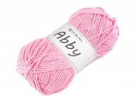 Pletací příze Abby 100 g 2 růžová sv., 1 ks - zvětšit obrázek