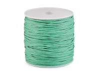 Šňůra bavlněná 1,8 mm voskovaná 34 mint, 1 ks - zvětšit obrázek