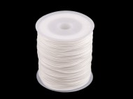 Šňůrka PES 0,5 mm 27 Off White s vlascem, 1 ks - zvětšit obrázek