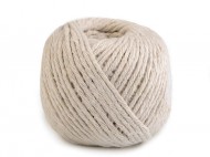 Bavlněný provázek macrame 2 mm 1 režná světlá, 1 ks - zvětšit obrázek