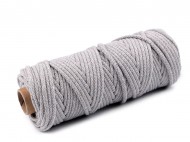 Šňůra / příze s duší 5 mm 12 /044 šedokrémová, 10 m - zvětšit obrázek