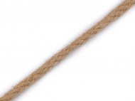 Jutová šňůra kroucená 7 mm režná přírodní, 20 m - zvětšit obrázek