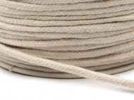 Bavlněná šňůra macrame 3 mm splétaná