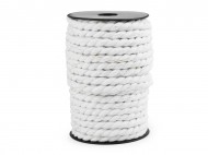 Bavlněná šňůra kroucená s kovovým vláknem 8 mm macrame - zvětšit obrázek