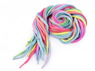 Bavlněná oděvní šňůra do kapucí multicolor, délka 120 cm - zvětšit obrázek