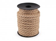 Jutová šňůra kroucená 10 mm