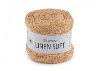 Pletací příze Linen Soft 100 g 3 (7305) béžová velbloudí, 1 ks - zvětšit obrázek
