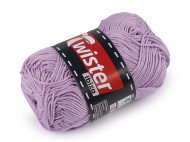 Bavlněná pletací příze Twister Ibiza 50 g 6 (43) fialová sv., 1 ks - zvětšit obrázek