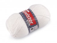 Pletací příze Baby 50 g 1 (010) bílá, 1 ks - zvětšit obrázek