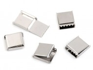 Kovová koncovka na plochou šňůru šíře 10 mm 1 platina, 10 ks - zvětšit obrázek