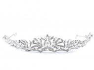 Štrasová korunka do vlasů s očky crystal, 1 ks - zvětšit obrázek