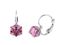 Náušnice se Swarovski Elements kostka