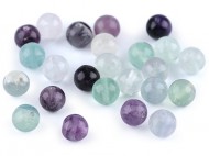 Minerální korálky Fluorit 8 mm 1 fluorit, 8 ks - zvětšit obrázek