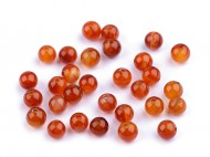 Minerální korálky Karneol 6 mm karneol, 10 ks - zvětšit obrázek