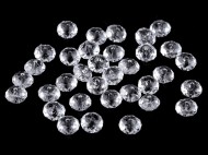 Plastové / akrylové korálky ploškované slavík 5x8 mm 1 transparent, 20 g - zvětšit obrázek