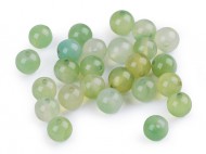 Minerální korálky Chalcedon zelený, dobarvený 8 mm chalcedon zelená, 48 ks - zvětšit obrázek