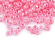 Rokajl 5/0 - 4,5 mm perleťový, neprůhledný 145 růžová světlá, 50 g - zvětšit obrázek