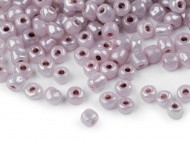 Rokajl 5/0 - 4,5 mm perleťový, neprůhledný 148L fialová křídová, 50 g