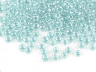 Rokajl 8/0 - 3 mm s průtahem, zářivé barvy 2213 mentolová, 50 g - zvětšit obrázek