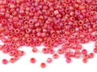 Rokajl 8/0 - 3 mm frosted AB M165 růžová malinová, 450 g - zvětšit obrázek