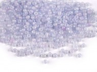 Rokajl 8/0 - 3 mm frosted AB M172A bílo-fialková, 450 g - zvětšit obrázek