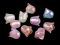 Plastové korálky s AB efektem tulipán 15x16 mm